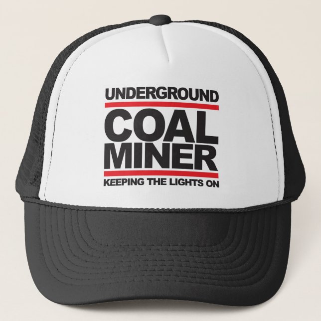 Gorra De Camionero CARBÓN SUBTERRÁNEO MINER.jpg (Anverso)