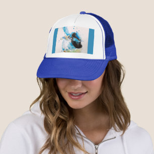 Gorra De Camionero Carbonero azul Carboneros Acuarela Azul bebé Austr