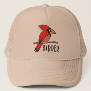 Gorra De Camionero Cardenal Birder, Ornitología, Observación de Aves
