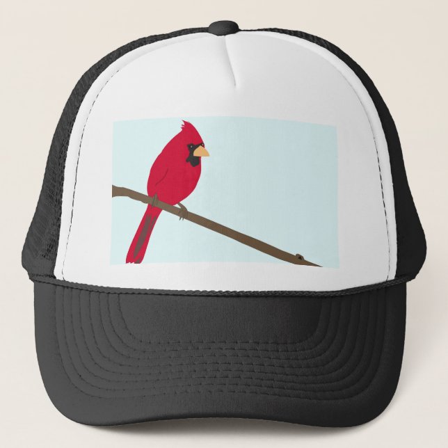 Gorra De Camionero Cardenal rojo (Anverso)