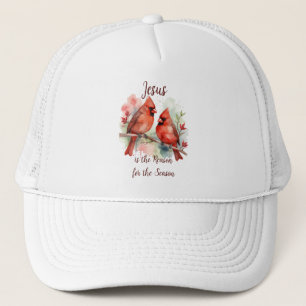 Gorra De Camionero Cardenal Rojo de Navidad Jesús Razón de la Tempora