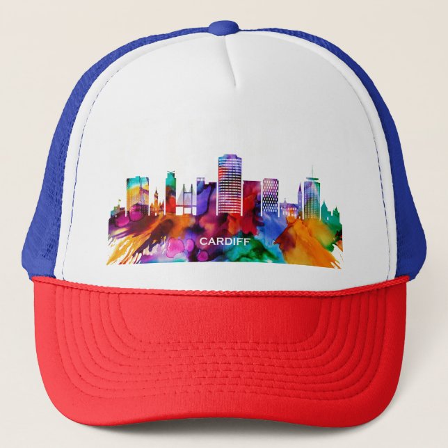 Gorra De Camionero Cardiff Skyline (Anverso)