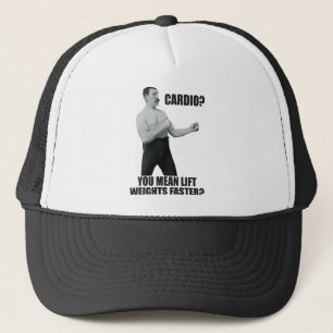 Gorra De Camionero Cardio - Lift Weights Más Rápido - Overvarly Man
