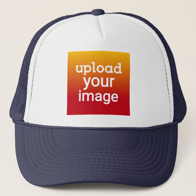 Gorra De Camionero Carga de fotos de personalizado (Anverso)