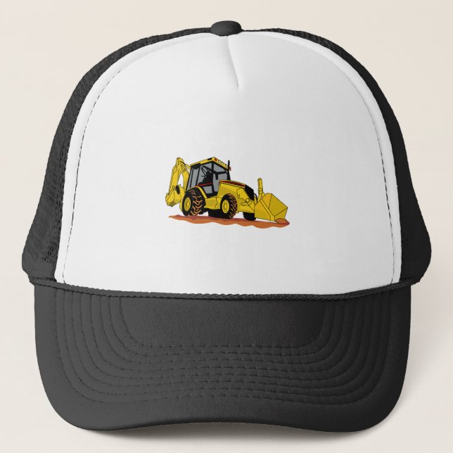 Gorra De Camionero Cargador de la retroexcavadora (Anverso)