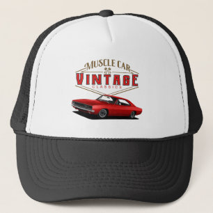 Gorra De Camionero Cargador de vintage para automóvil muscular