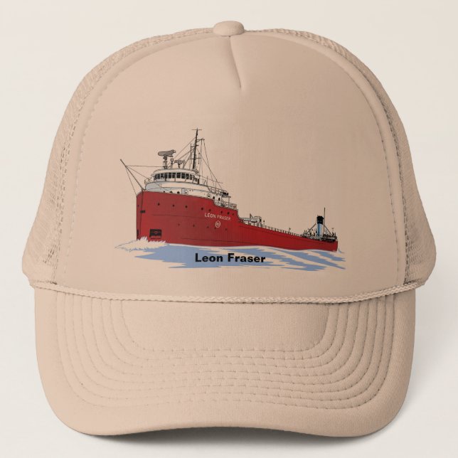 Gorra De Camionero Carguero de los Grandes Lagos Leon Fraser (Anverso)
