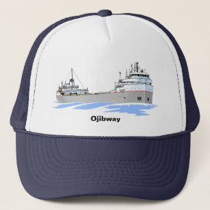 Gorra De Camionero Carguero de los Grandes Lagos Ojibway