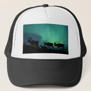 Gorra De Camionero Caribú y luces del norte