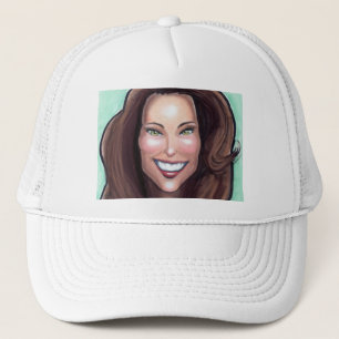 Gorra De Camionero Caricatura de Kate Middleton