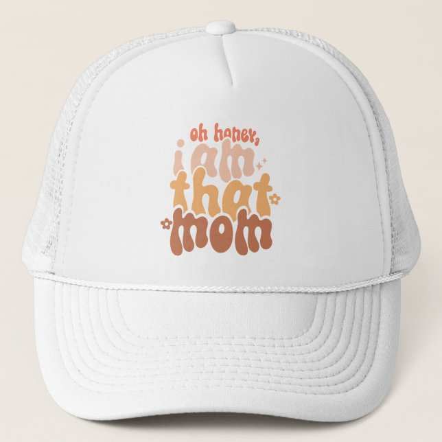 Gorra De Camionero Cariño, Yo Soy Esa Mamá (Anverso)