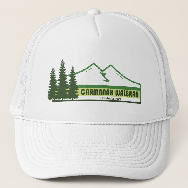 Gorra De Camionero Carmanah Walbran Parque Provincial Rayas Verdes (Anverso)