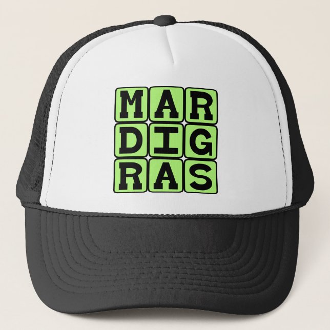 Gorra De Camionero Carnaval de Nueva Orleans (Anverso)