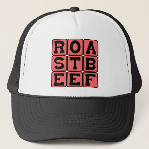Gorra De Camionero Carne Asada, fiambre de sandwich