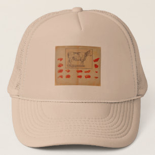 Gorra De Camionero carne de vaca del 100%
