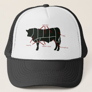 Gorra De Camionero Carnicería de Carne - ¡Sabrosa Y deliciosa carne