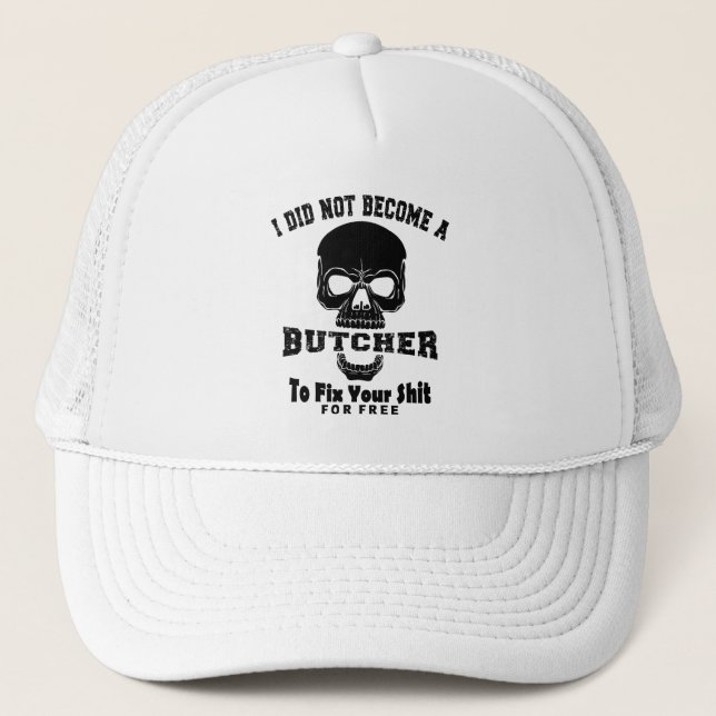 Gorra De Camionero Carnicero (Anverso)