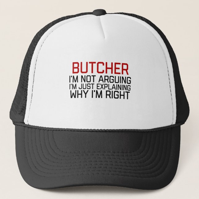 Gorra De Camionero carnicero (Anverso)