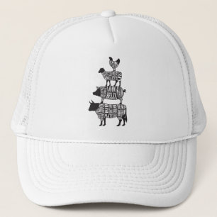 Gorra De Camionero Carnicero carnicero BBBQ Gracioso