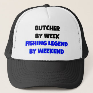 Gorra De Camionero Carnicero por semana Leyenda de pesca por fin de s