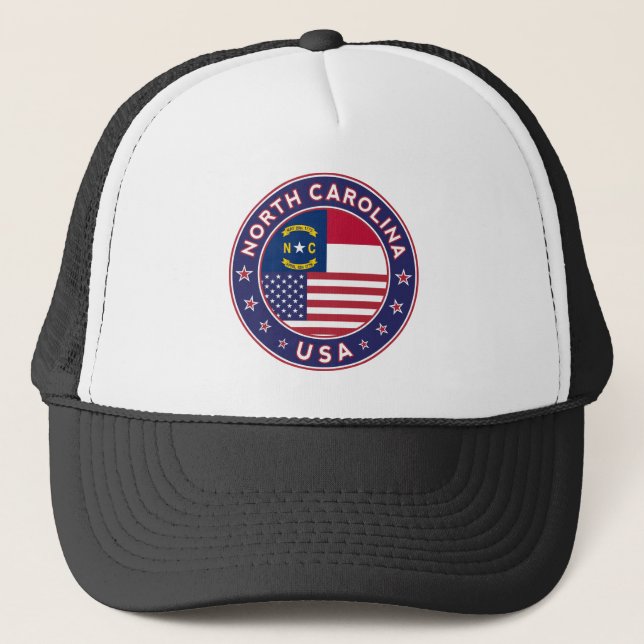 Gorra De Camionero Carolina del Norte (Anverso)