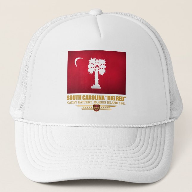 Gorra De Camionero Carolina del Sur "Gran Rojo" (Anverso)