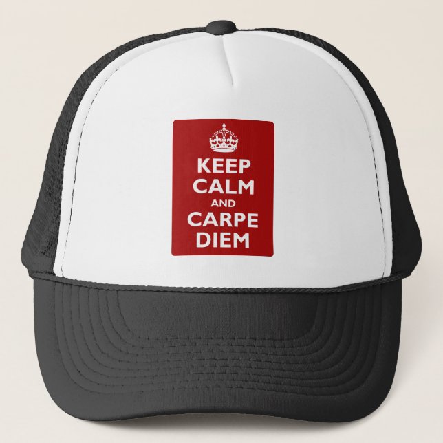Gorra De Camionero ¡Carpe Diem! (Anverso)