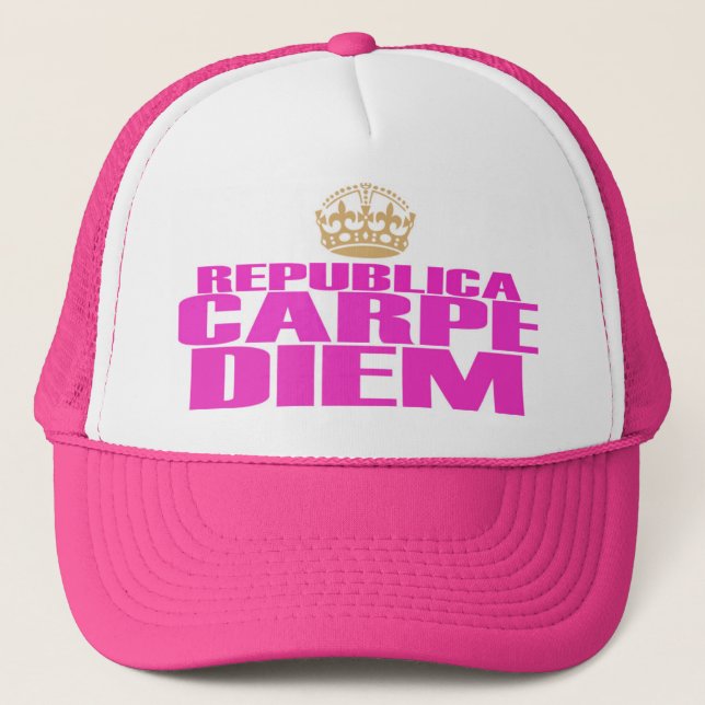 GORRA DE CAMIONERO CARPE DIEM FOR GIRLS (Anverso)
