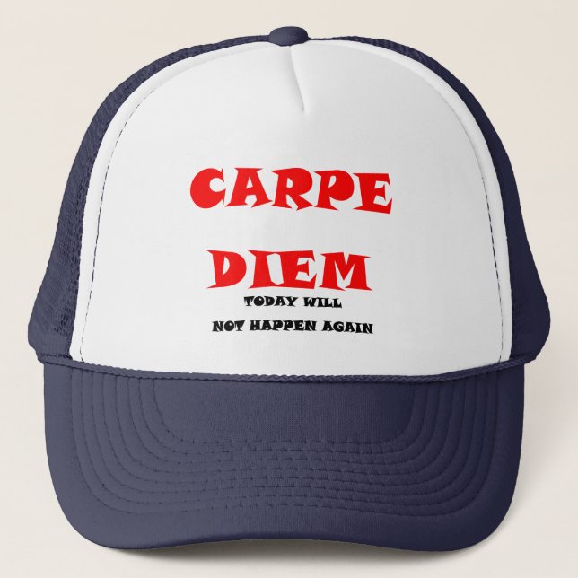 Gorra De Camionero CARPE DIEM Hat (Anverso)