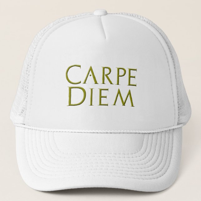 Gorra De Camionero Carpe Diem Hat (Anverso)