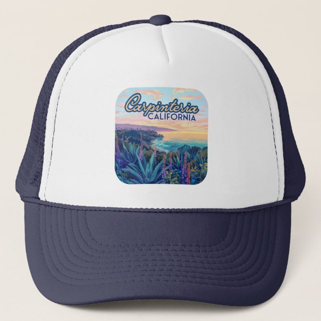 Gorra De Camionero Carpinteria California Santa Barbara Ventura Beach (Anverso)