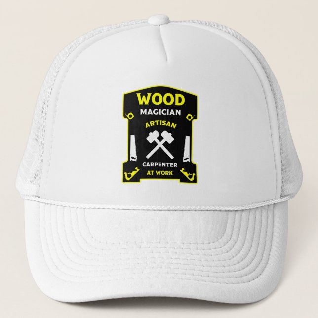 Gorra De Camionero Carpintería Y Madera (Anverso)