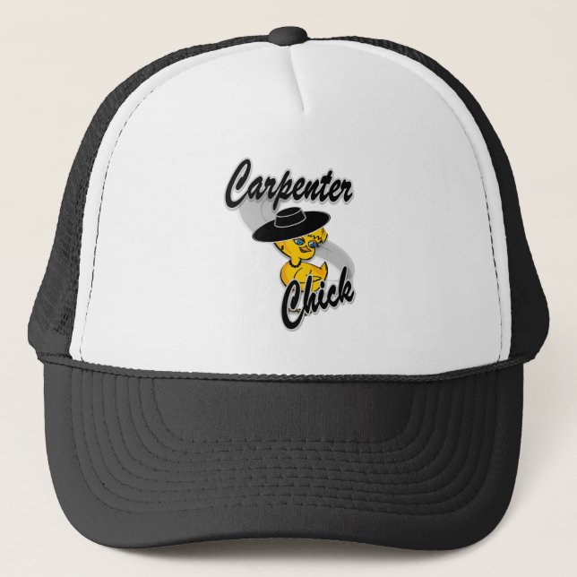 Gorra De Camionero Carpintero Chick #4 (Anverso)