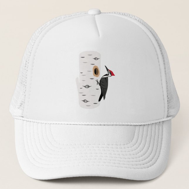 Gorra De Camionero Carpintero rojo (Anverso)