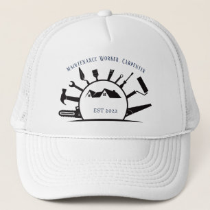 Gorra De Camionero Carpintero, Trabajador de mantenimiento, Carpinter