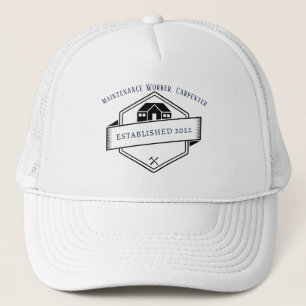 Gorra De Camionero Carpintero, Trabajador de mantenimiento, Carpinter
