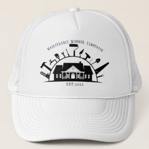 Gorra De Camionero Carpintero, Trabajador de mantenimiento, Carpinter