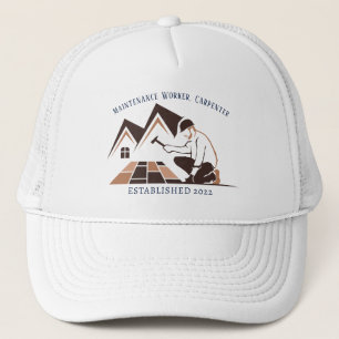 Gorra De Camionero Carpintero, Trabajador de mantenimiento, Carpinter