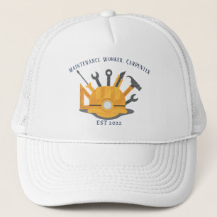 Gorra De Camionero Carpintero, Trabajador de mantenimiento, Carpinter