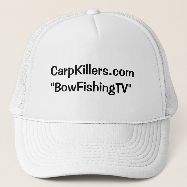 Gorra De Camionero CarpKillers.com " BowFishingTV " (Anverso)