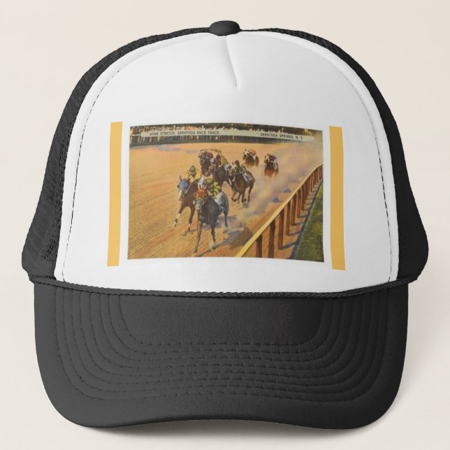 Gorra De Camionero Carrera de caballos de Saratoga Springs (Anverso)