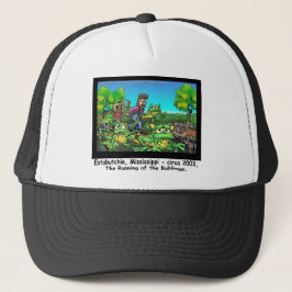 Gorra De Camionero Carrera De Las Ranas Toros Regalos Divertidos/ Col
