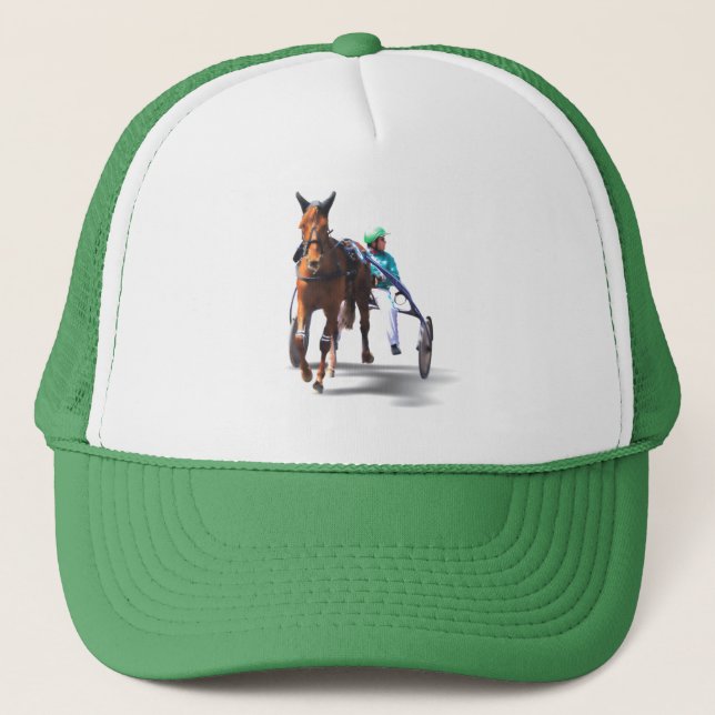 Gorra De Camionero Carreras de arnés (Anverso)