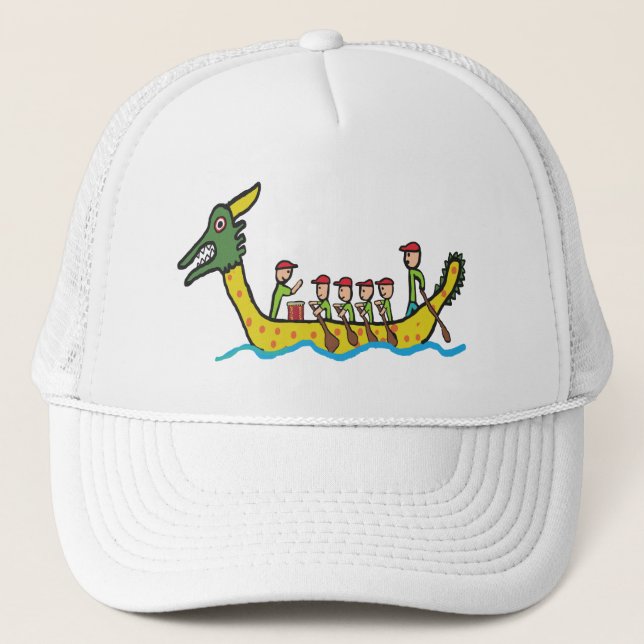 Gorra De Camionero Carreras del barco Dragon (Anverso)