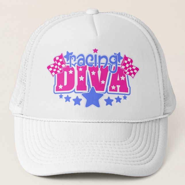 Gorra De Camionero Carreras Diva (Anverso)