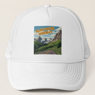 Gorra De Camionero Carretera Beartooth Montana Wyoming Paisaje