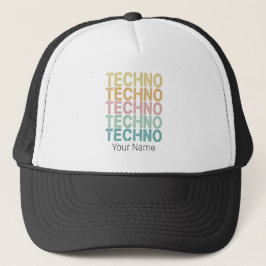 Gorra De Camionero Carretera de la casa de Techno Lettering