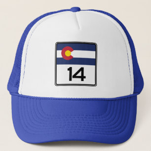 Gorra De Camionero Carretera estatal 14, Colorado, los E.E.U.U.