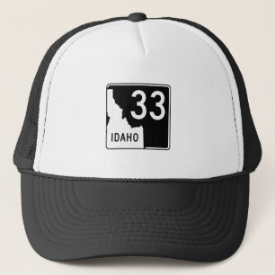 Gorra De Camionero Carretera estatal 33 de Idaho