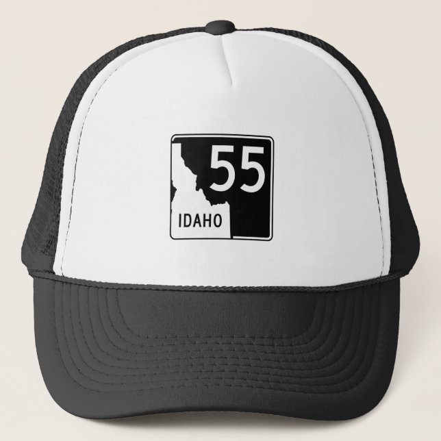 Gorra De Camionero Carretera estatal 55 de Idaho (Anverso)